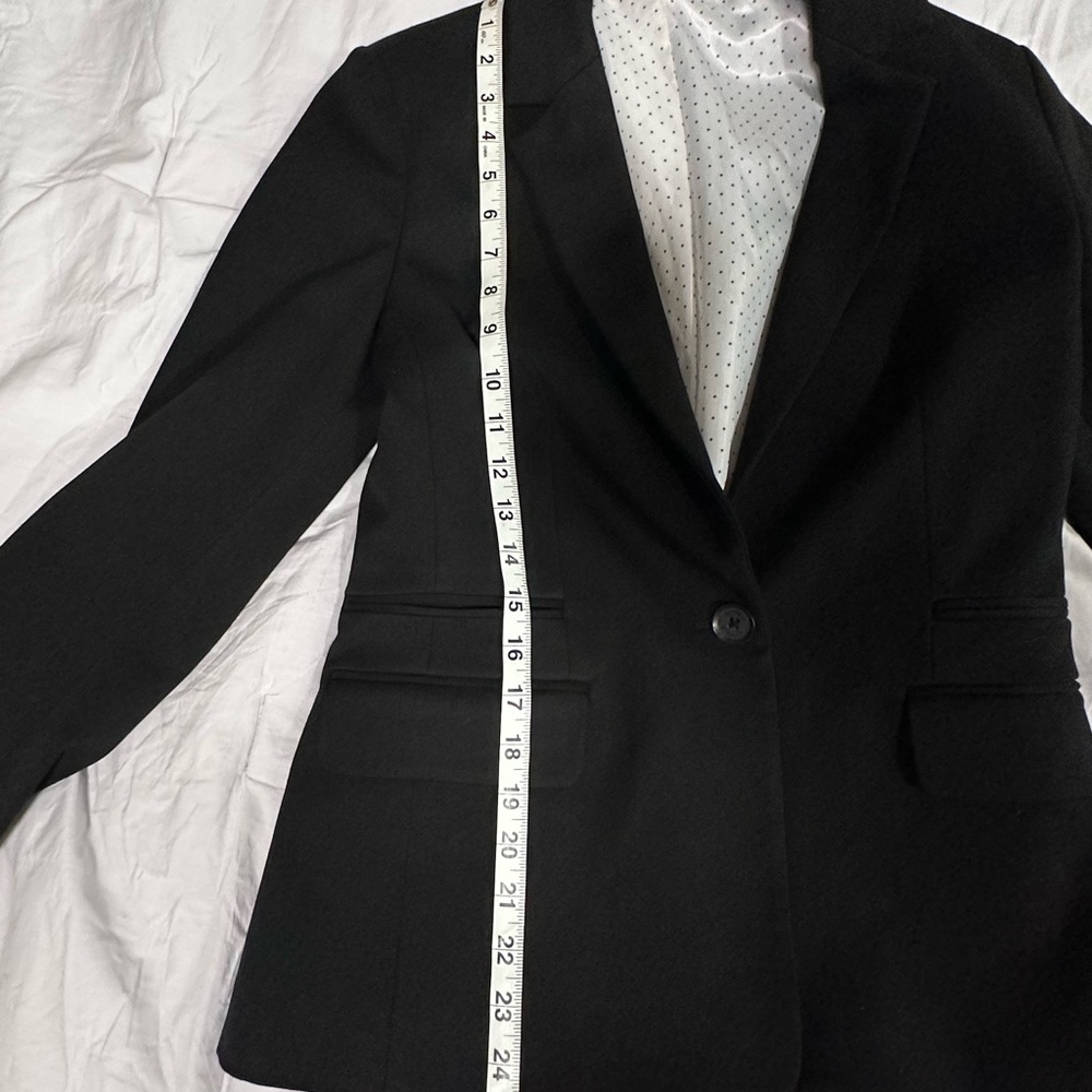 Express Fitted One-Button Blazer Size 8 - image 1